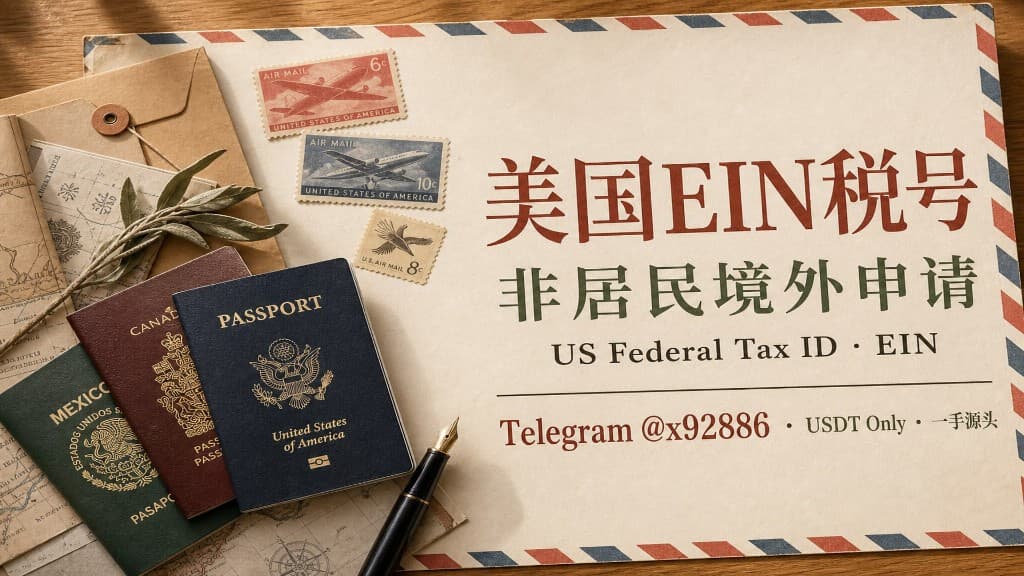 美国 EIN 税号申请示意